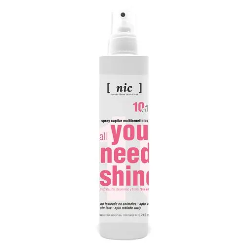 Nic All You Need Is Shine Spray Capilar Multibeneficios