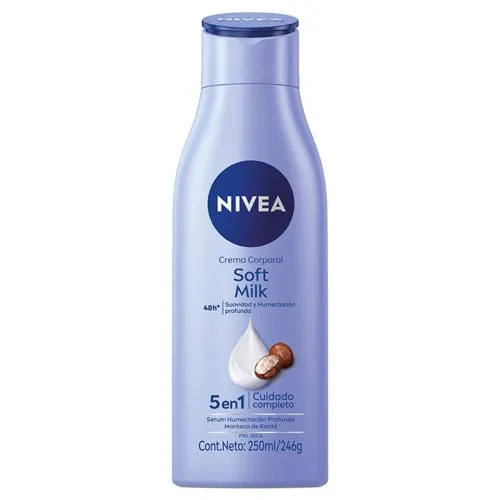 Nivea Soft Milk 5 En 1 Crema Corporal Piel Seca
