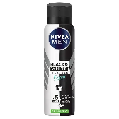 Nivea Men Black & White Fresh Desodorante Sin Siliconas