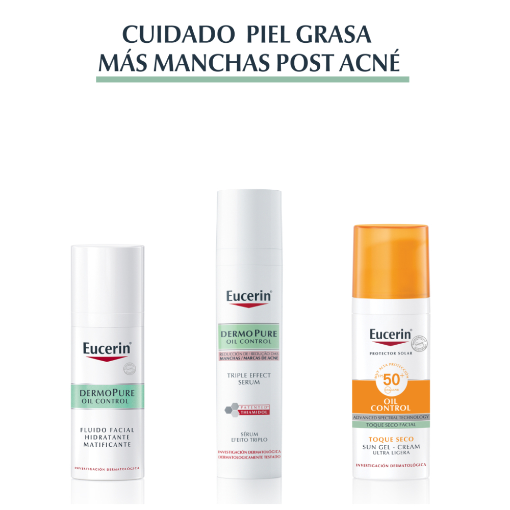 Eucerin Combo Cuidado Piel Grasa Más Manchas Post Acné