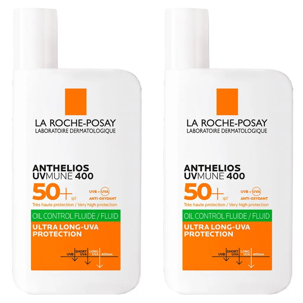 Pack 2 La Roche-posay Anthelios Fps50+ Fluido Oil Control