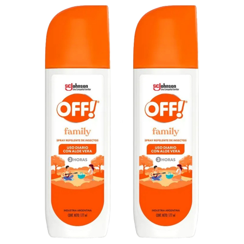 Pack 2 Off! Family Repelente En Spray