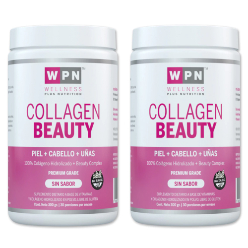 Pack 2 Wpn Collagen Beauty En Polvo Sin Sabor
