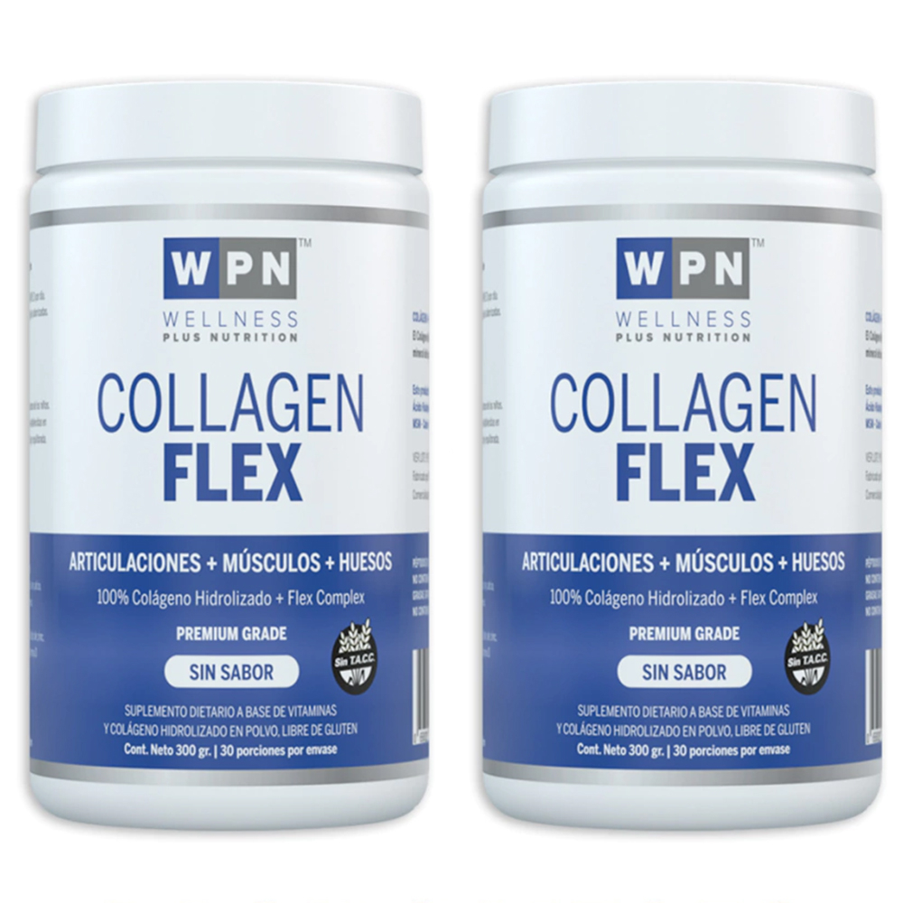 Pack 2 Wpn Collagen Flex En Polvo Sin Sabor