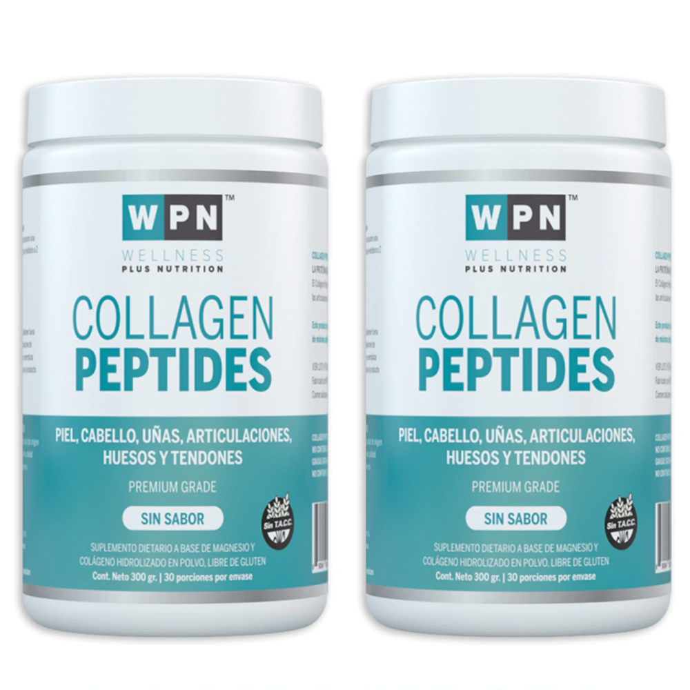 Pack 2 Wpn Collagen Peptides En Polvo Sin Sabor