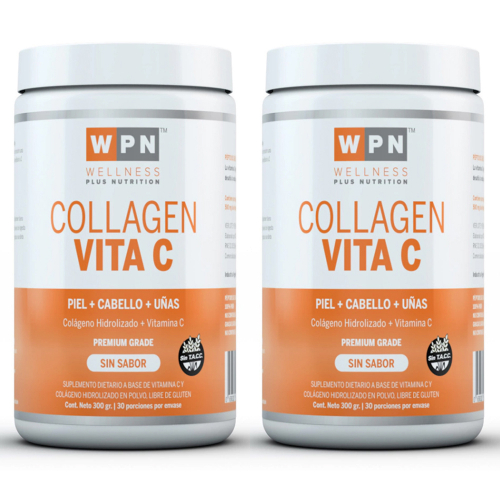 Pack 2 Wpn Collagen Vita C En Polvo Sin Sabor