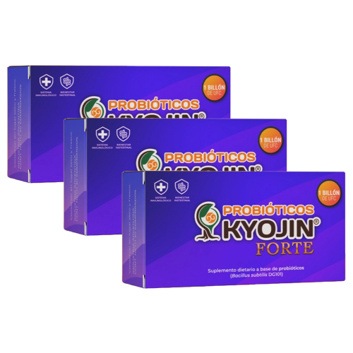 Pack 3 Kyojin Forte Probiótico X 30 Cápsulas