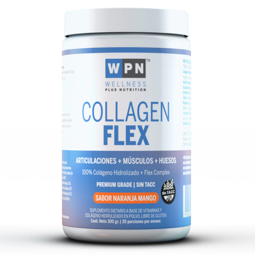 Wpn Collagen Flex En Polvo Sabor Naranja Mango