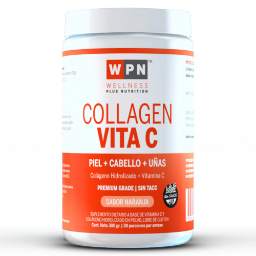 Wpn Collagen Vita C En Polvo Sabor Naranja