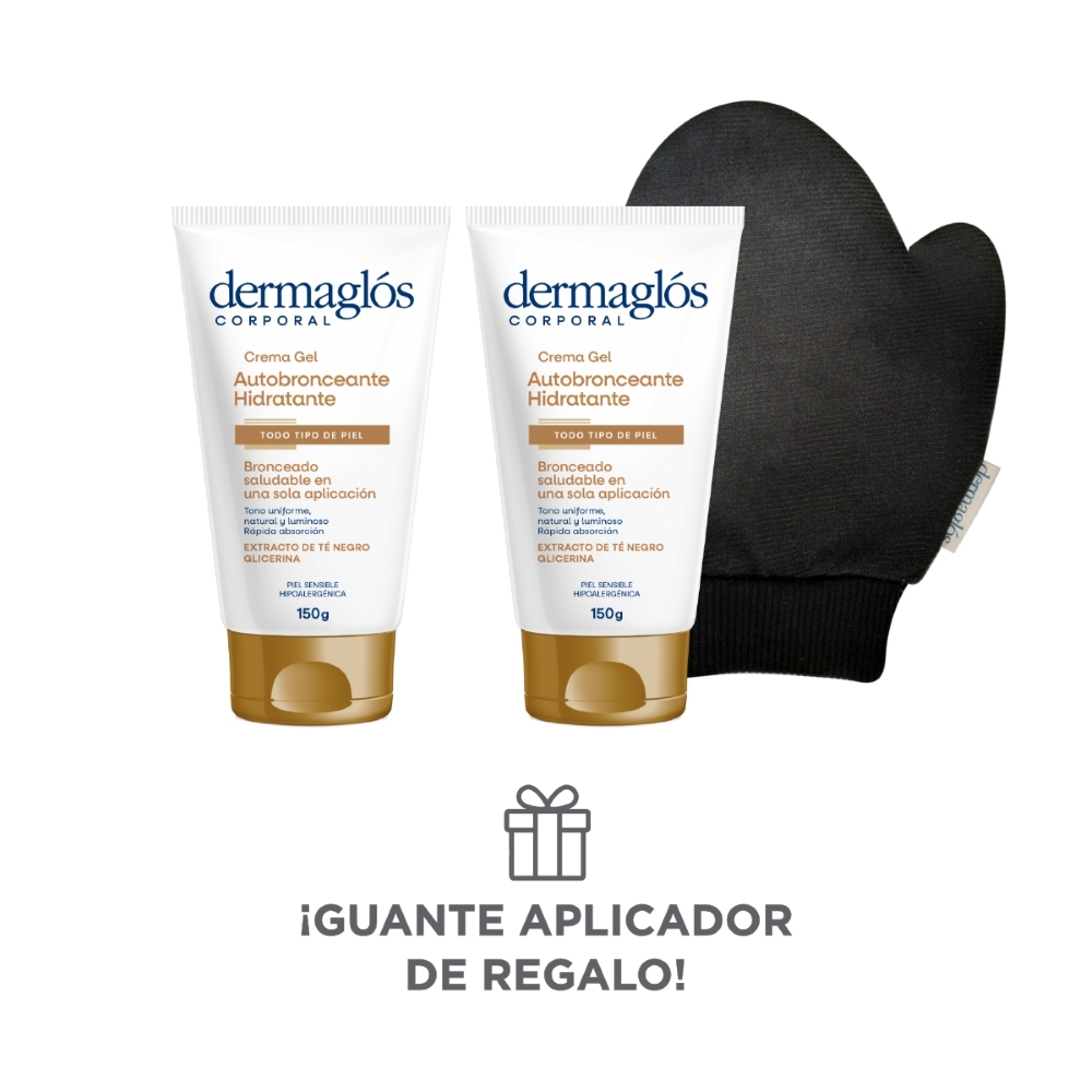 Pack 2 Dermaglós Corporal Autobronceante + Regalo!