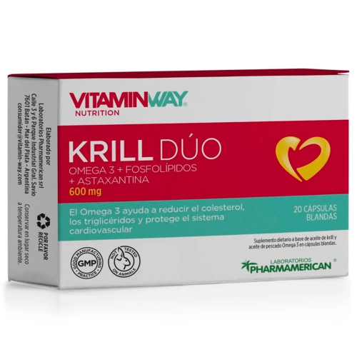 Vitamin Way Krill Dúo X 20 Cápsulas Blandas