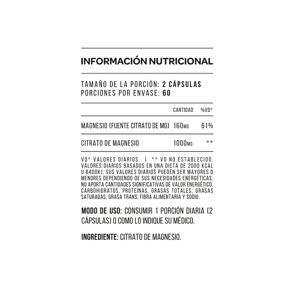 Star Nutrition Citrato De Magnesio