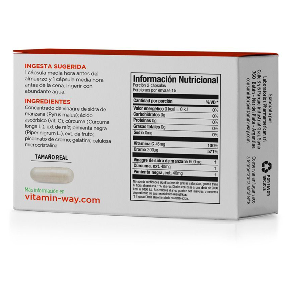 Vitamin Way Vinagre De Sidra De Manzana