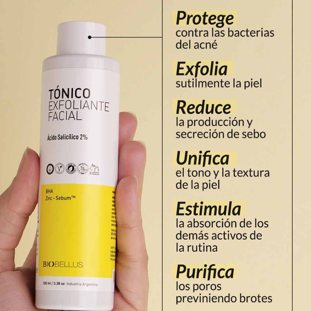 Biobellus Tonico Facial Exfoliante Con ácido Salicílico