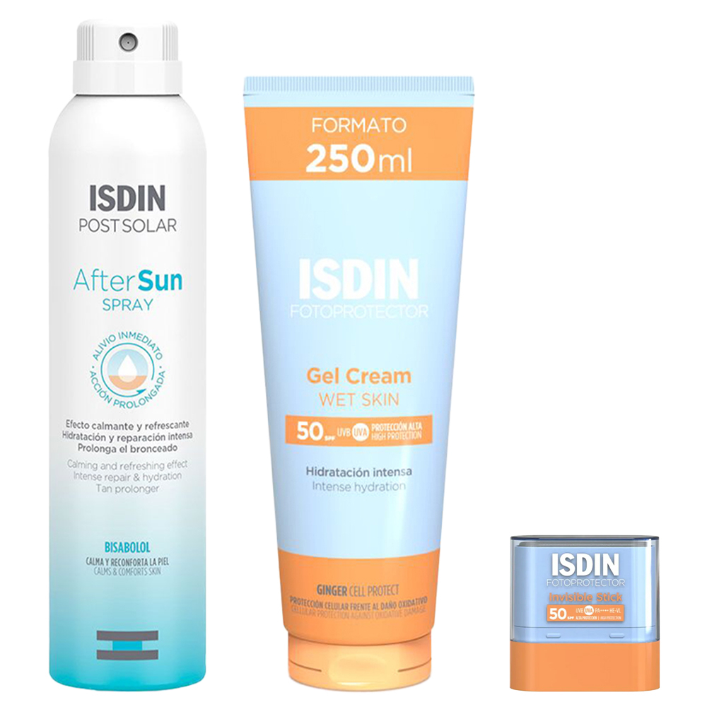 Combo Isdin Protección Solar Completa Rostro Y Cuerpo