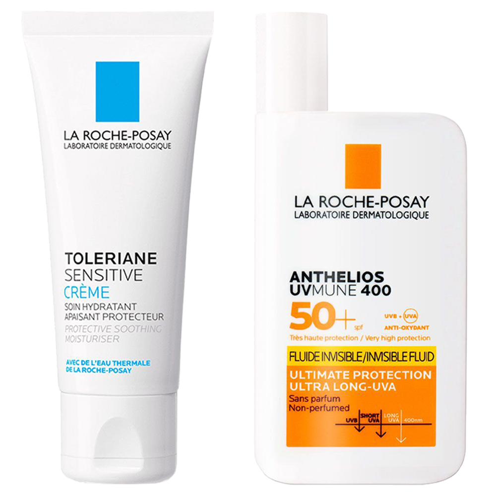 Rutina La Roche Posay Hidratación Y Protección Para Piel Sensible