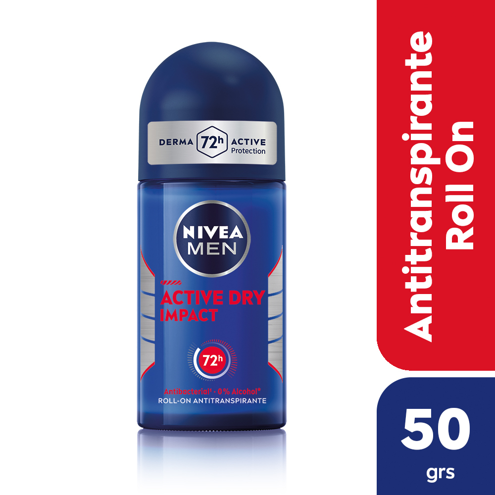 Nivea Men Desodorante Active Dry Impact Roll On