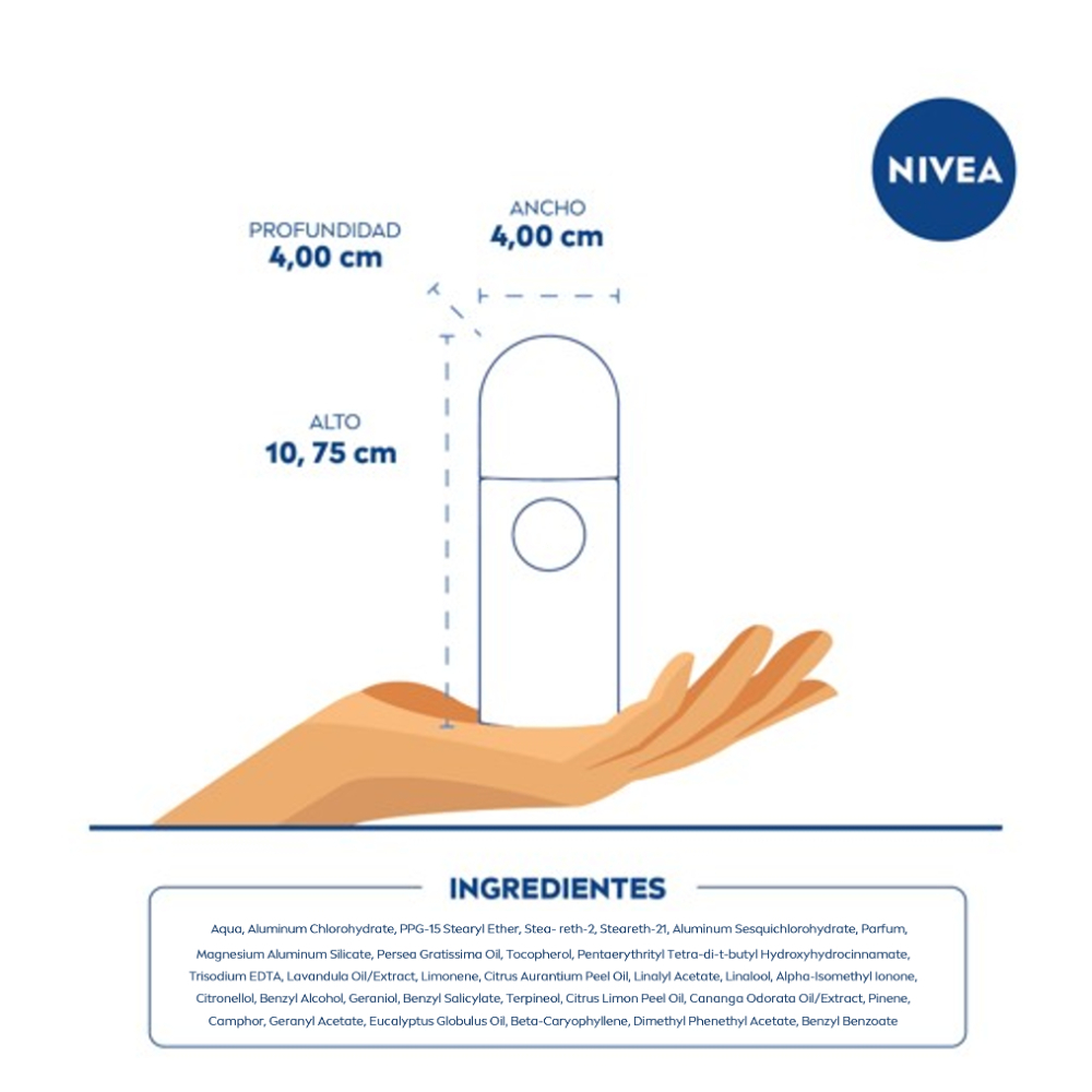 Nivea Desodorante Femenino Dry Comfort Roll On