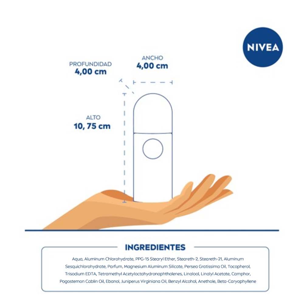 Nivea Men Desodorante Active Dry Impact Roll On
