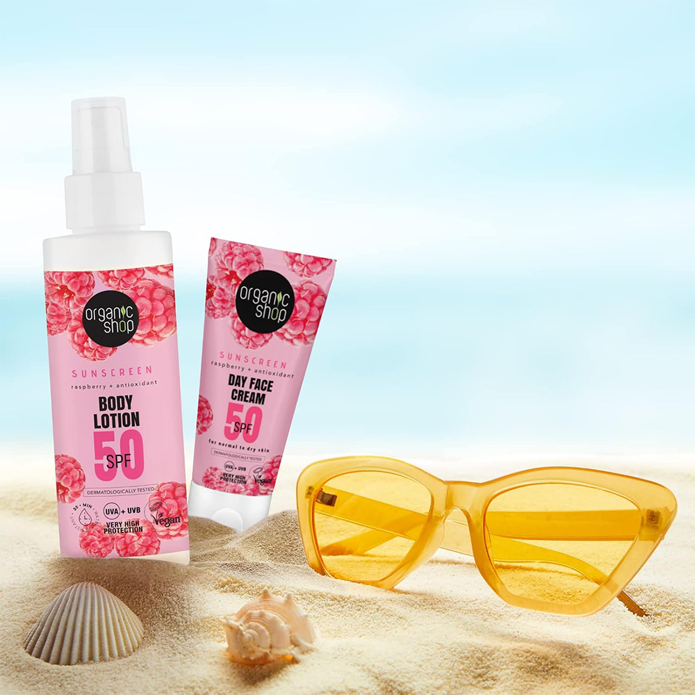Organic Shop Protector Solar Corporal Raspberry Fps50