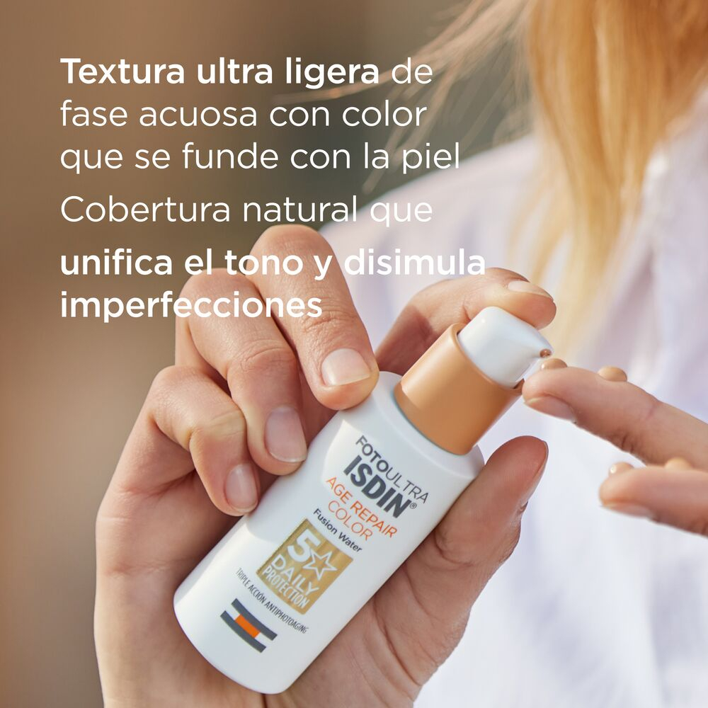 Fotoultra Isdin Spf50 Age Repair Color Fusion Water 5 Stars