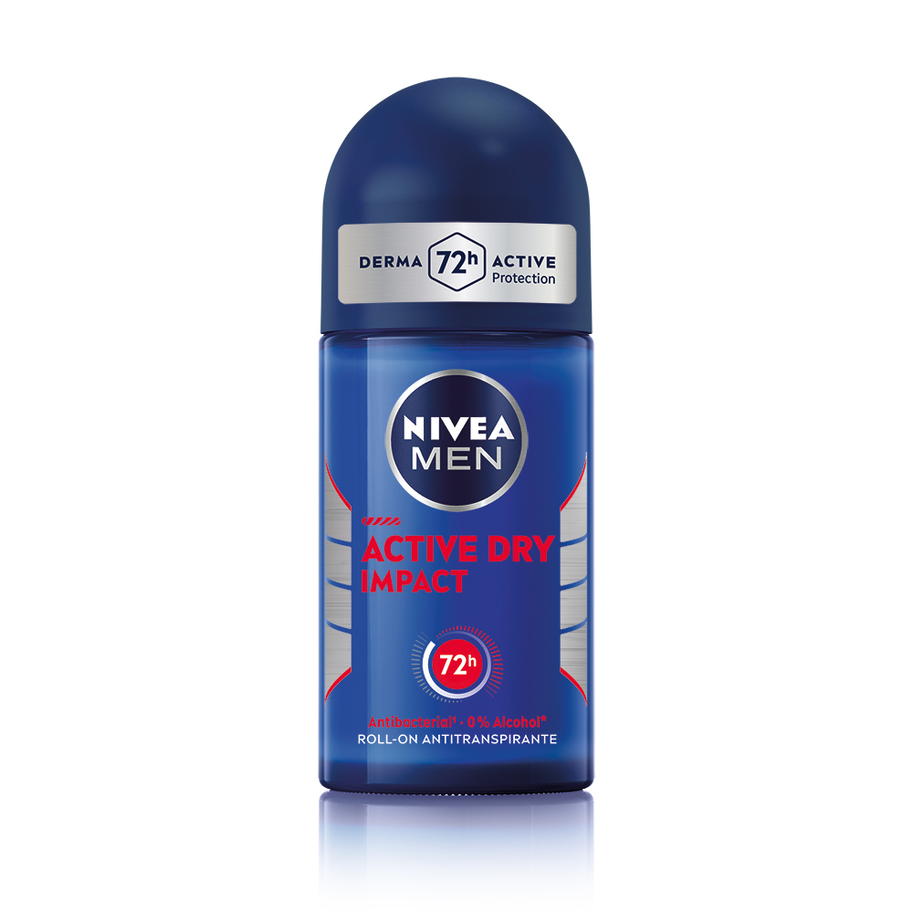 Nivea Men Desodorante Active Dry Impact Roll On