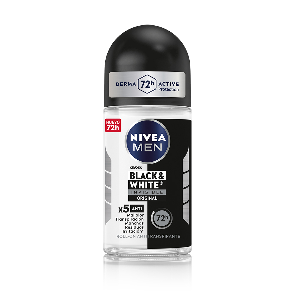 Nivea Men Desodorante Invisible B&w Roll On