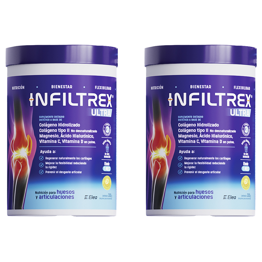 Pack 2 Infiltrex Ultra Huesos Y Articulaciones En Polvo