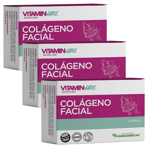 Pack 3 Vitamin Way Colágeno Facial Cápsulas