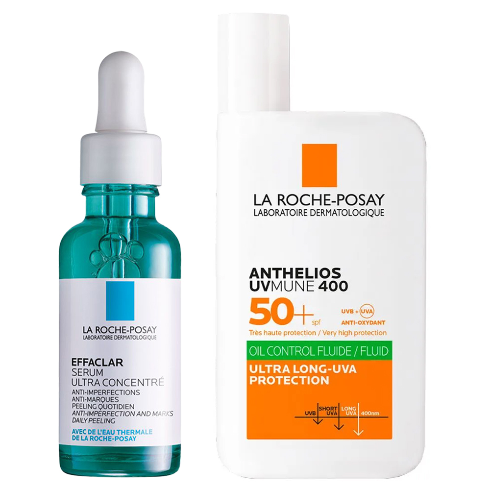 Rutina La Roche Posay Cuidado Diario Para Piel Grasa