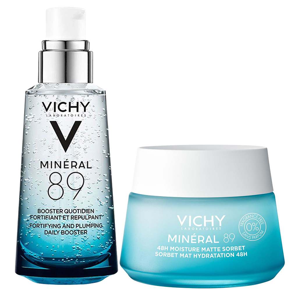 Rutina Vichy Piel Sensible Hidrata Y Fortalece Con Mineral 89