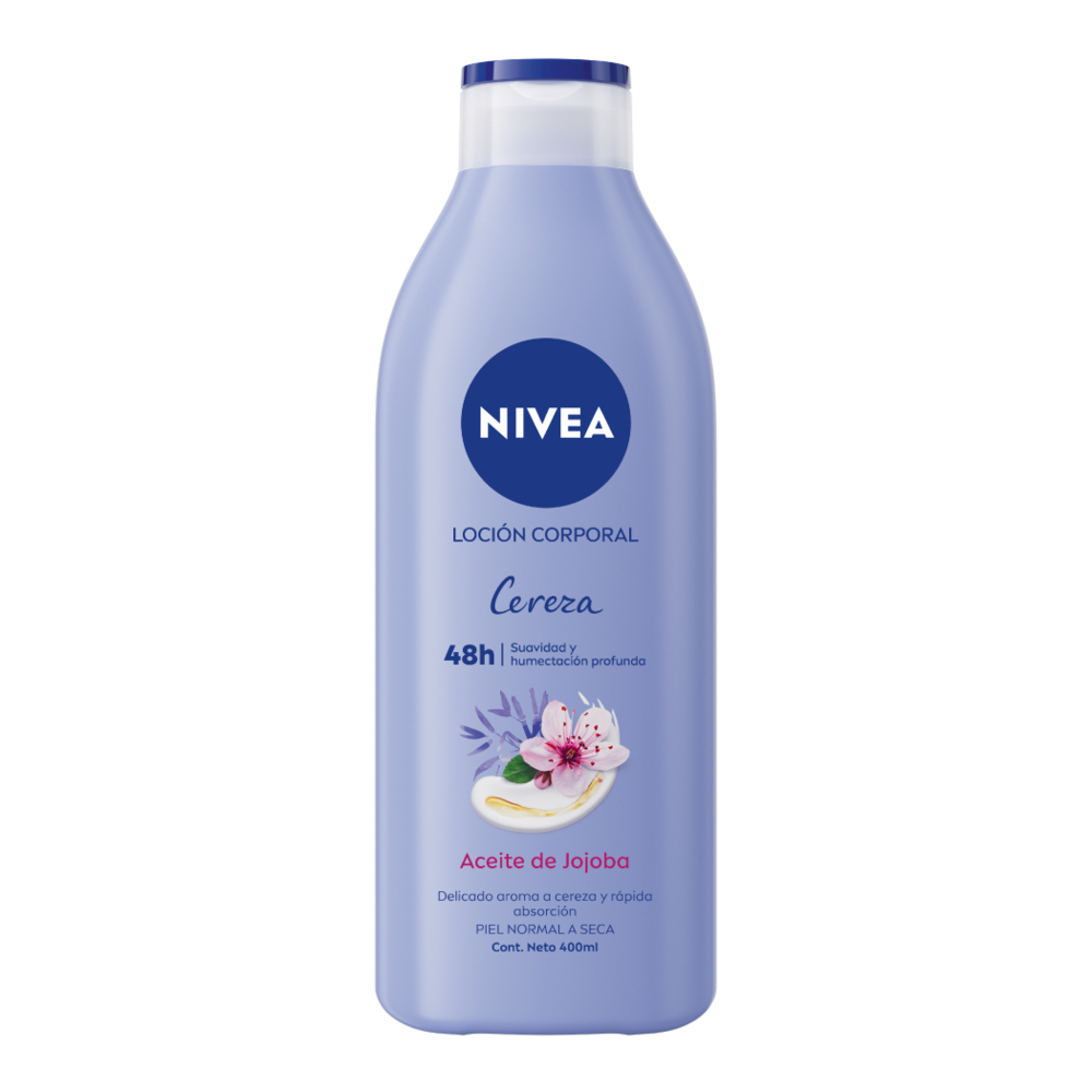 Nivea Loción Corporal Cereza Y Aceite De Jojoba