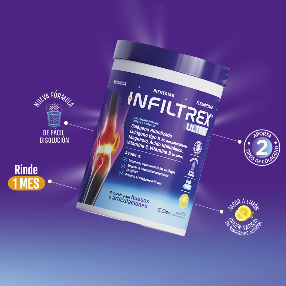 Pack 2 Infiltrex Ultra Huesos Y Articulaciones En Polvo
