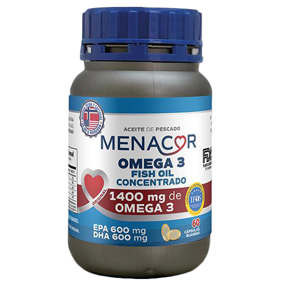 Menacor Omega 3 Aceite De Pescado Cápsulas