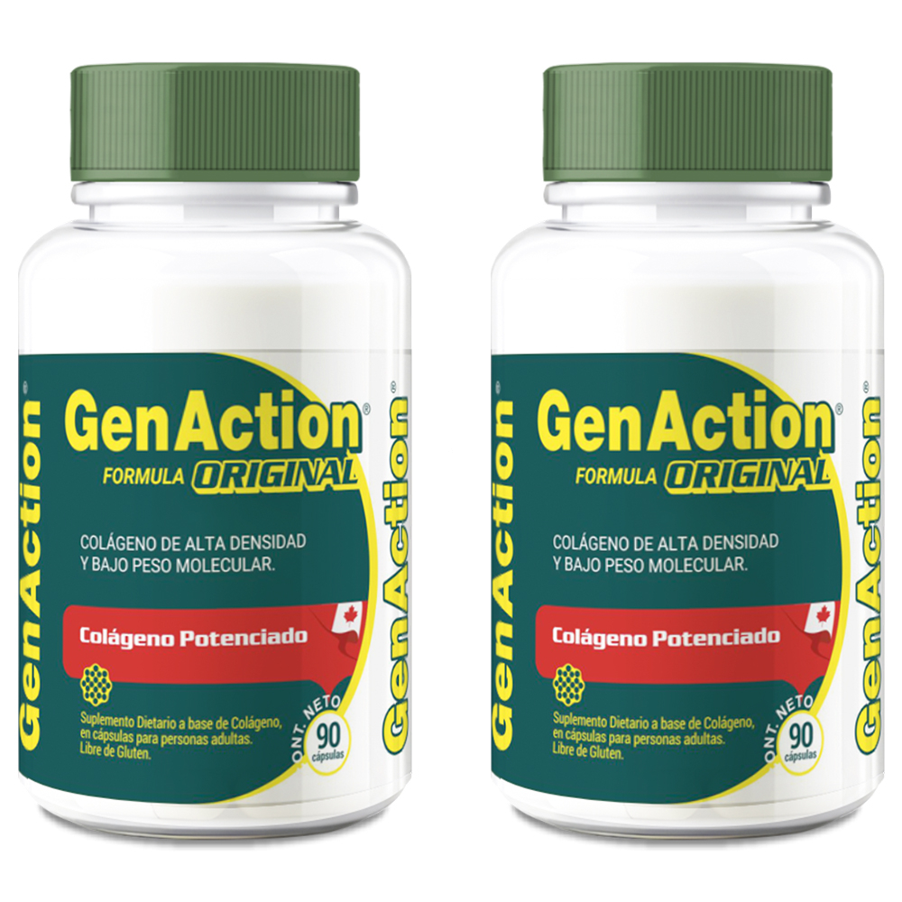 Pack 2 Genaction Colágeno Hidrolizado Fórmula Original