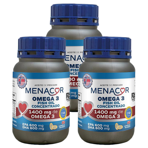 Pack 3 Menacor Omega 3 Aceite De Pescado