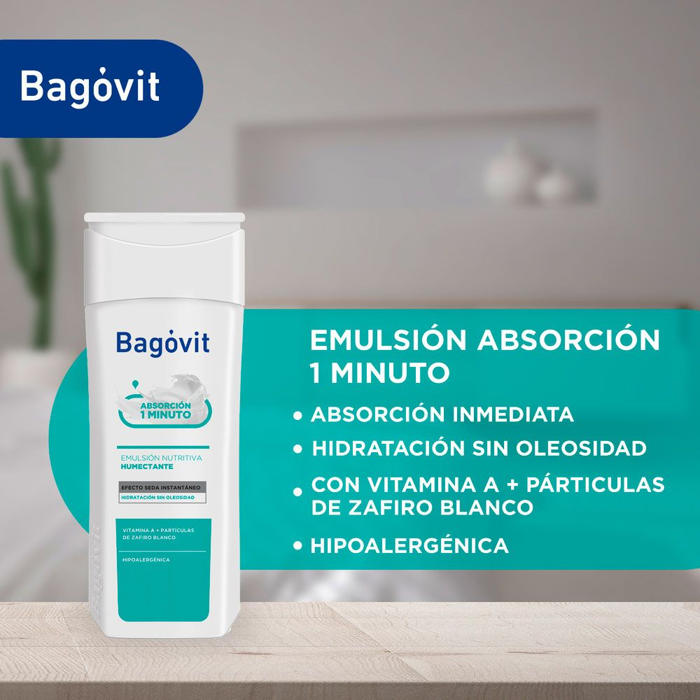 Bagóvit A Emulsión Cuidados Cotidianos Efecto Seda X 200ml