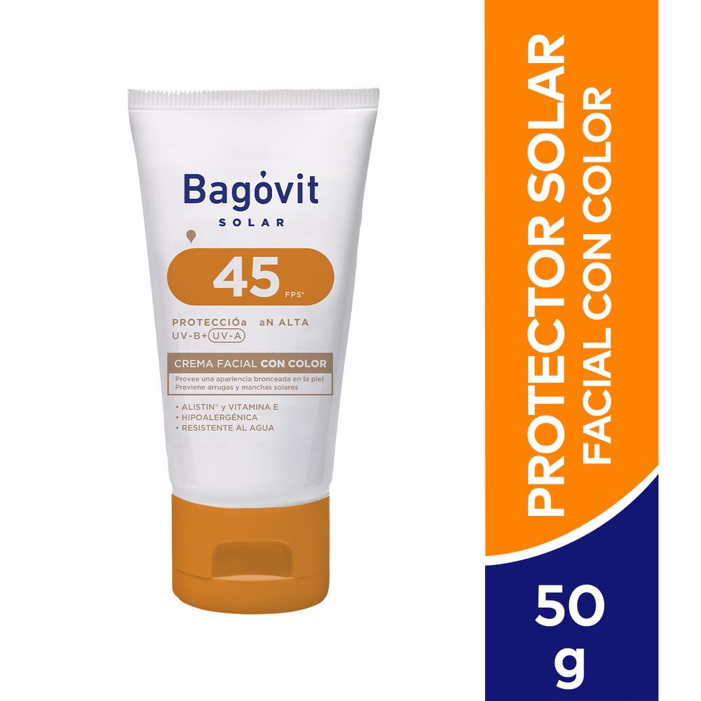 Bagóvit Solar Fps 45 Crema Facial Con Color