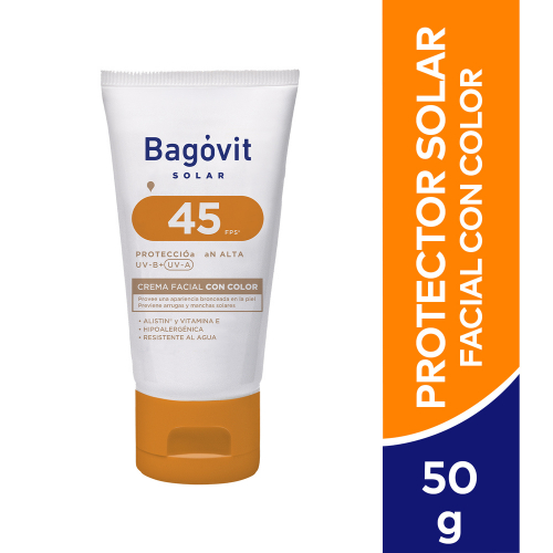 Bagóvit Solar Fps 45 Crema Facial Con Color
