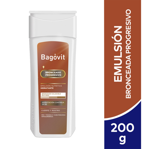 Bagóvit A Bronceado Progresivo Emulsión Hidratante