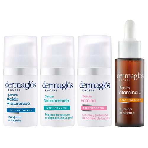 Combo Dermaglós Facial Serums Completo