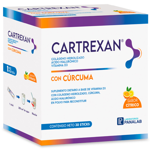 Cartrexan Con Cúrcuma X 30 Sticks