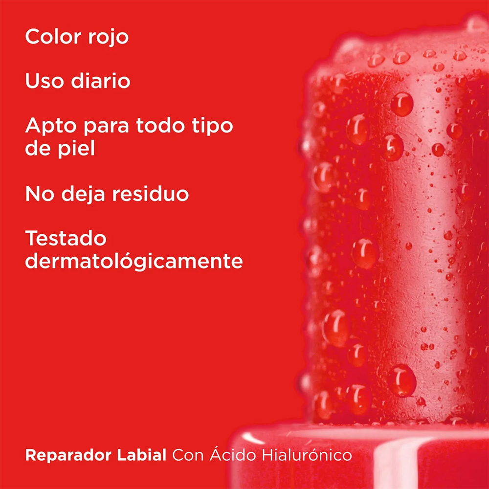 Isdin Reparador Labial Stick Con ácido Hialurónico Rojo