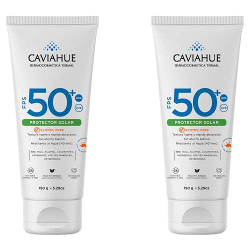 Pack 2 Caviahue Protector Solar Fps50 Gluten Free