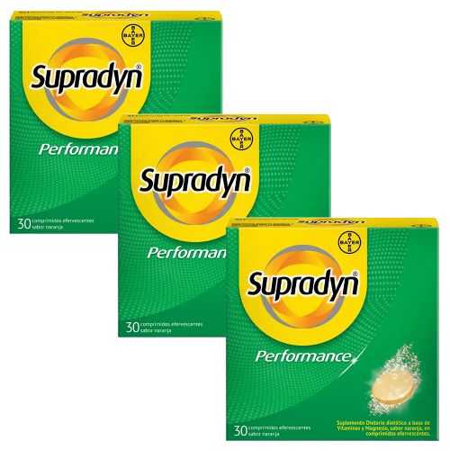 Pack 3 Supradyn Performance X 30 Comprimidos Efervescentes
