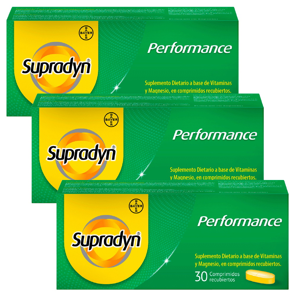 Pack 3 Supradyn Performance X 30 Comprimidos Recubiertos