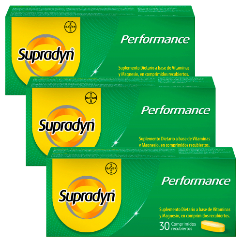 Pack 3 Supradyn Performance X 30 Comprimidos Recubiertos