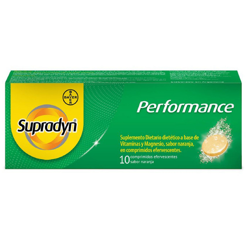 Supradyn Performance X 10 Comprimidos Efervescentes