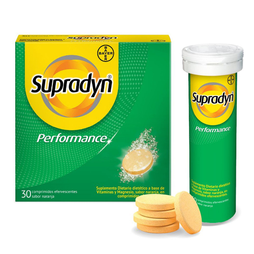 Supradyn Performance X 30 Comprimidos Efervescentes