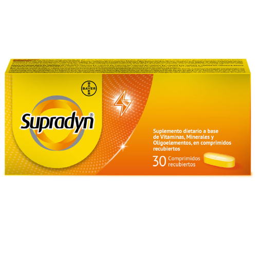Supradyn Vitaminas Y Minerales X 30 Comprimidos